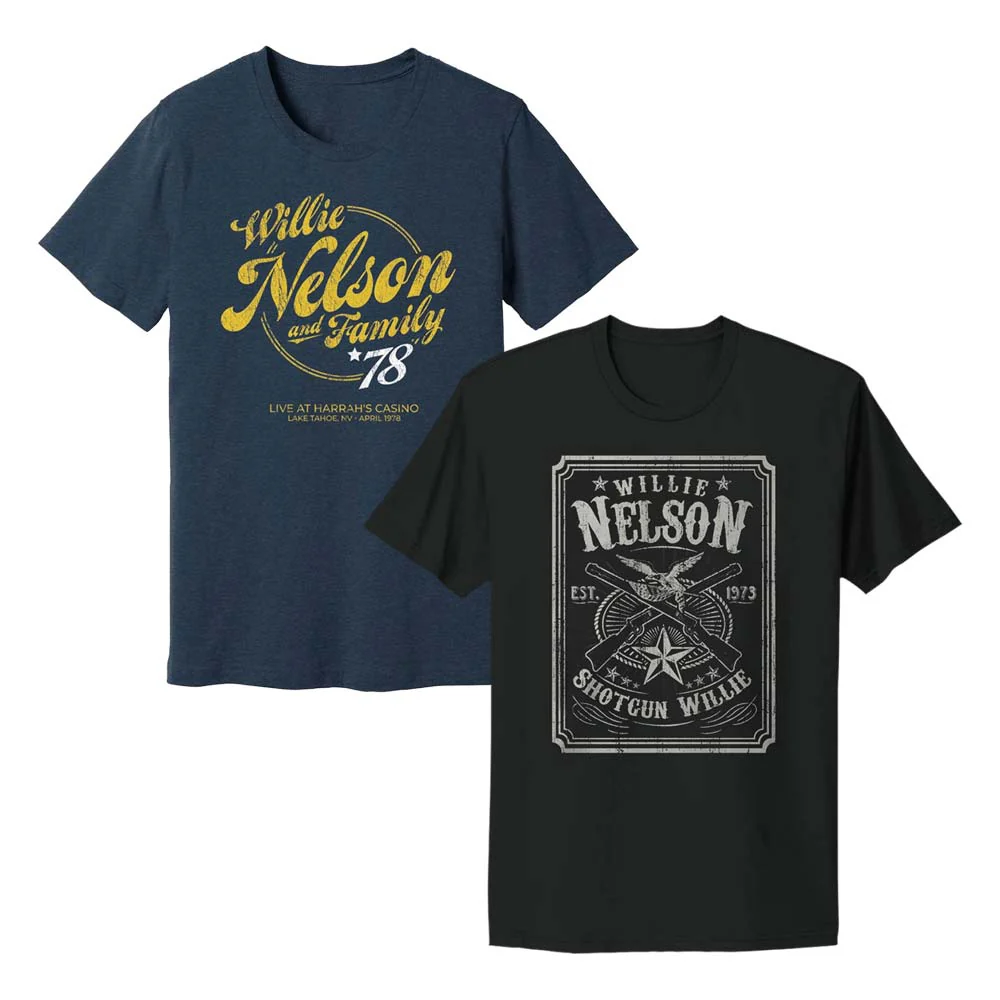 Willie Nelson T-Shirt Bundle